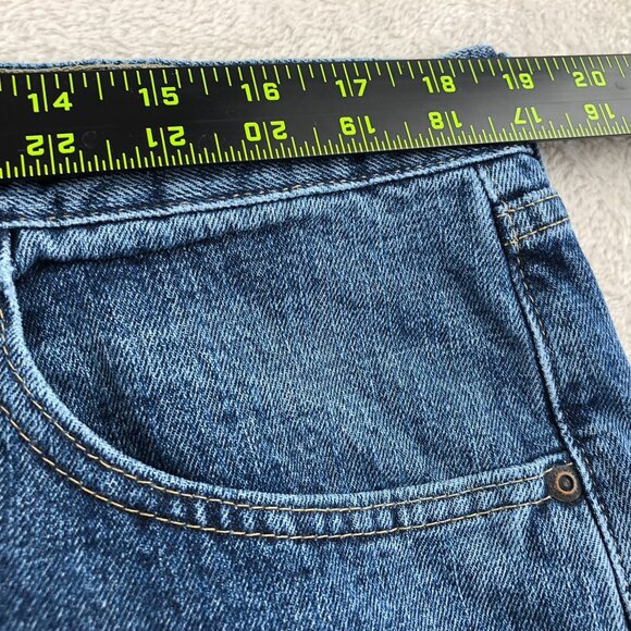 Wrangler Men Jeans Size 38x30 Blue Denim Classic Straight Leg Casual 100% Cotton - Picture 4 of 14